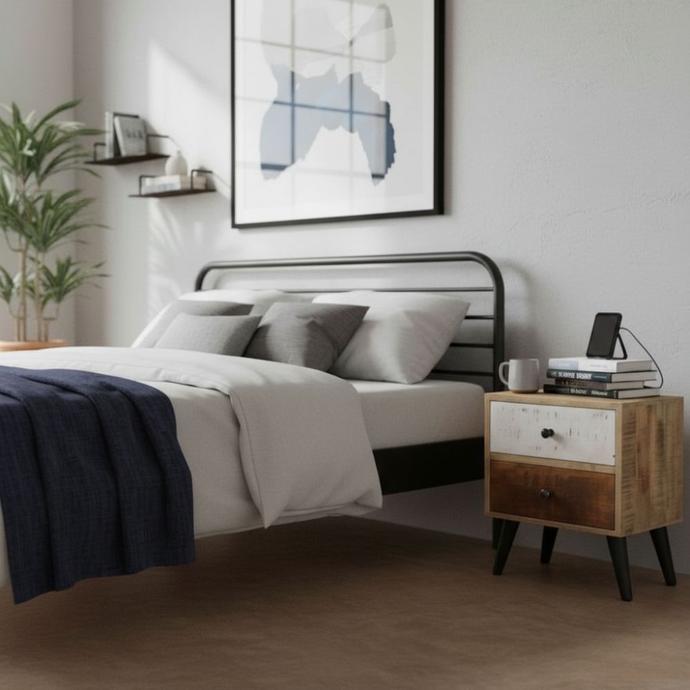 Table de Chevet Industrielle-La Fabrique Industrielle