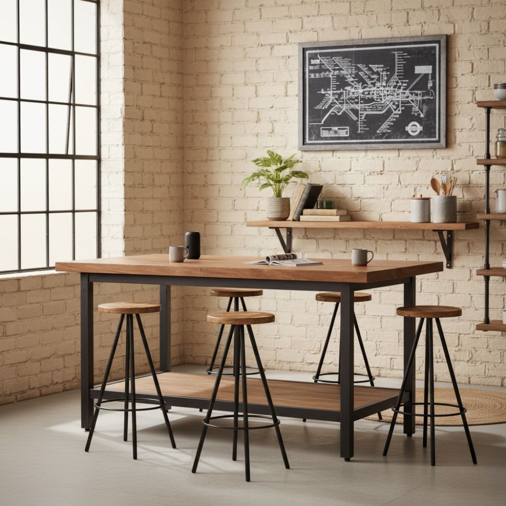 Tabouret de Bar Industriel-La Fabrique Industrielle