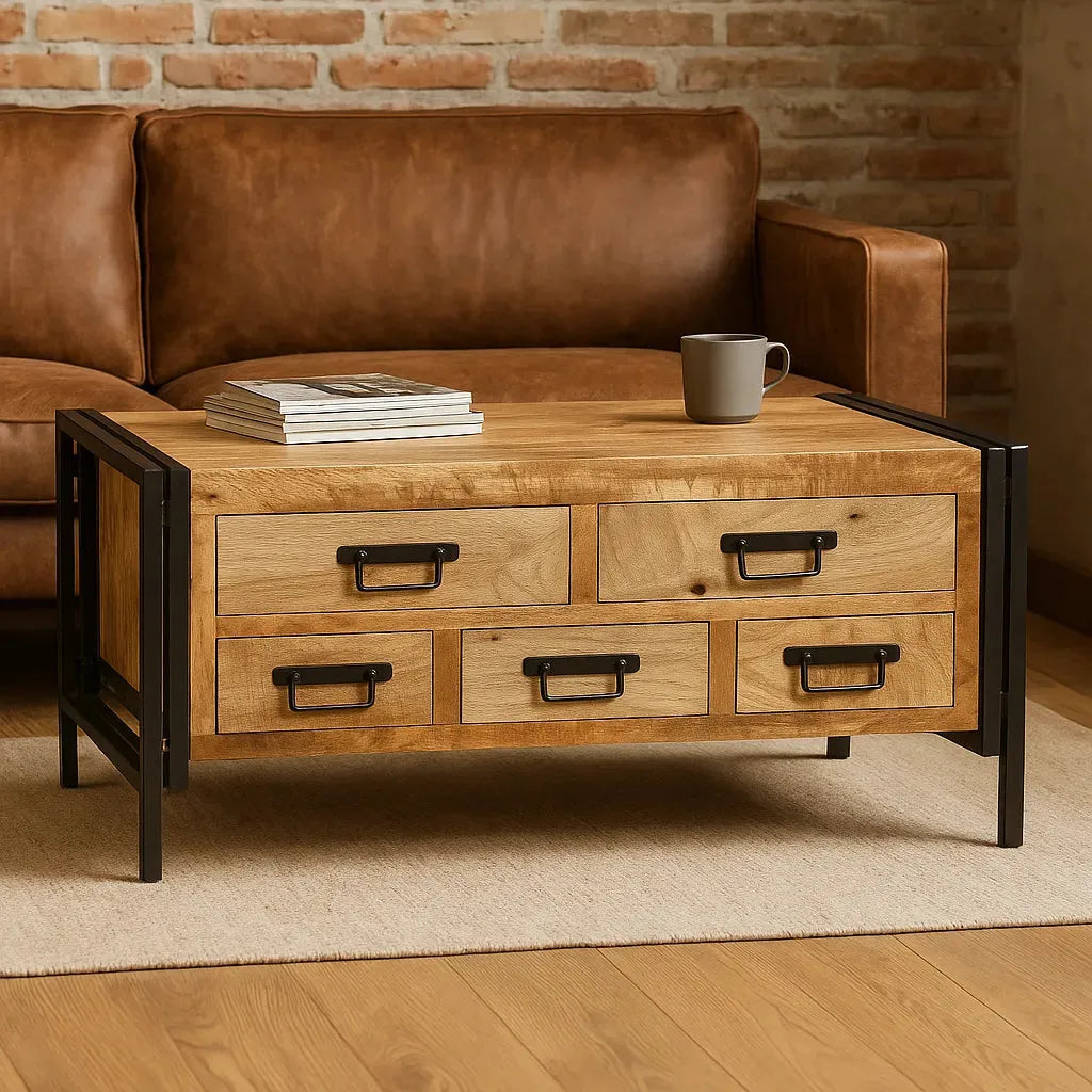 Table Basse Industrielle-La Fabrique Industrielle