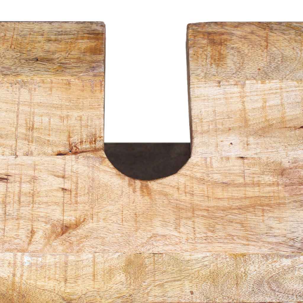 Meuble De Salle De Bain Avec Miroir Bois Massif De Manguier