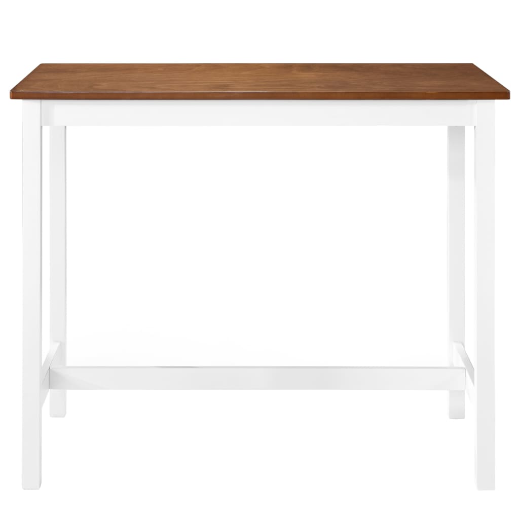 Table De Bar Bois Massif 108X60X91 Cm