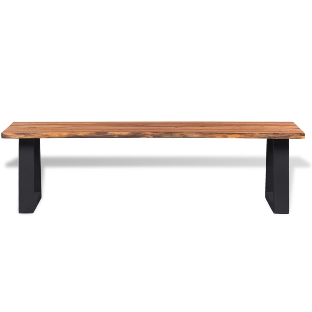 Banc En Bois D'acacia Massif