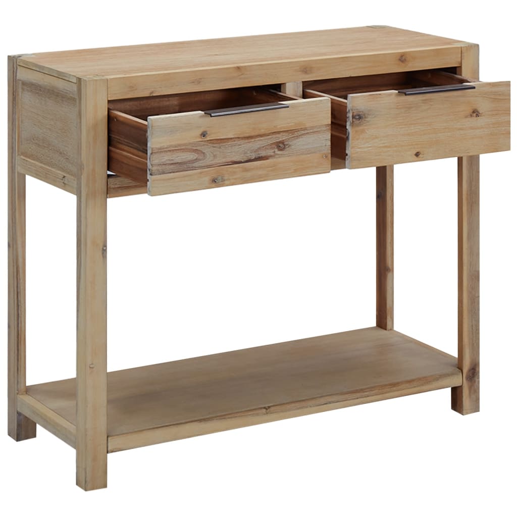 Table Console 82X33X73 Cm Bois D'acacia Massif
