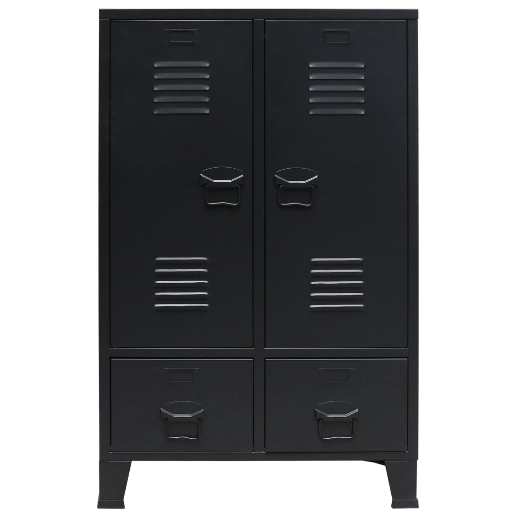 Garde-Robe Métal De Style Industriel 67X35X107 Cm