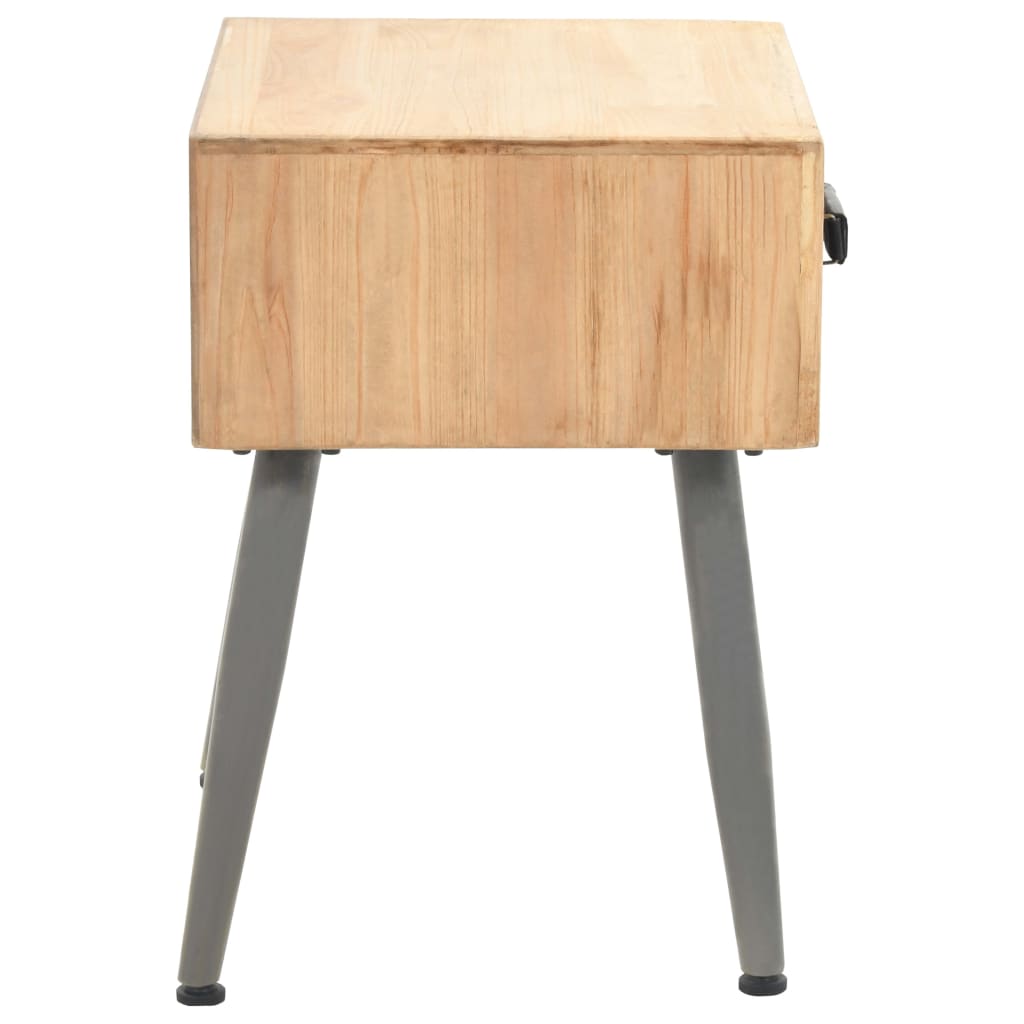 Table De Chevet Bois De Sapin Massif 43 X 38 X 50 Cm