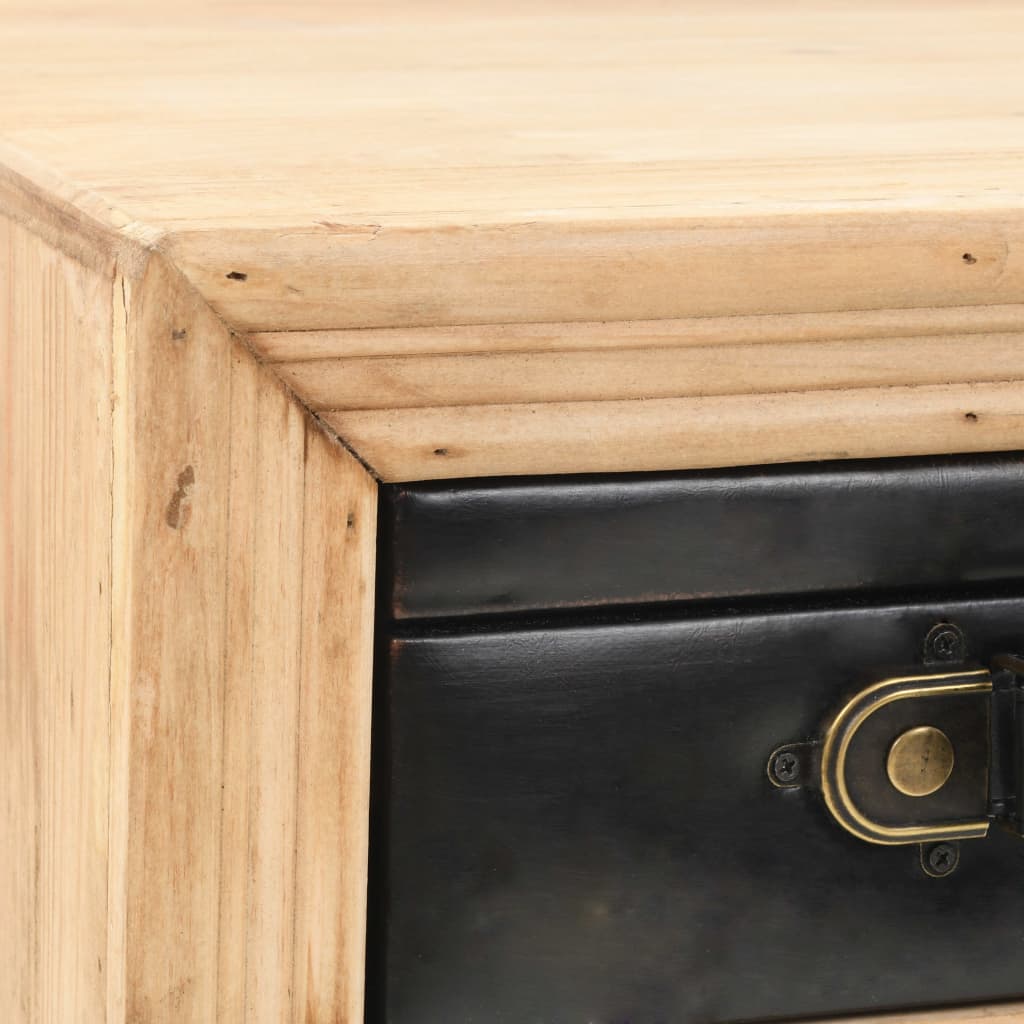 Table De Chevet Bois De Sapin Massif 43 X 38 X 50 Cm