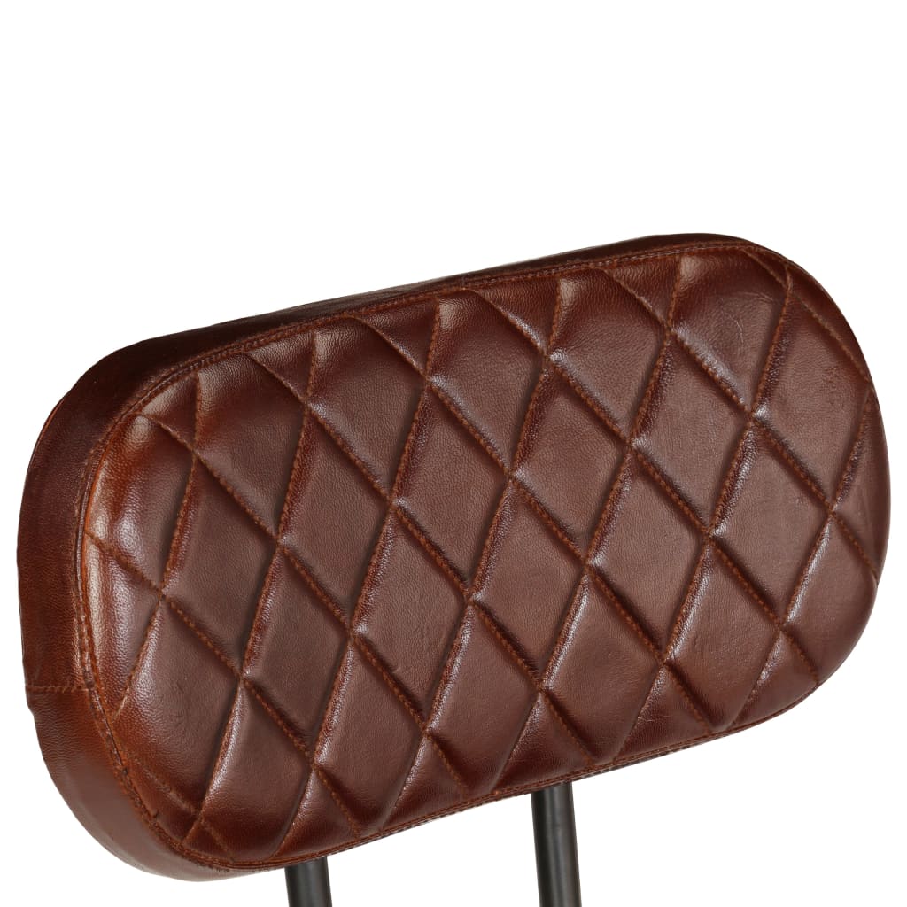 Chaises De Bar Lot De 2 Cuir Véritable