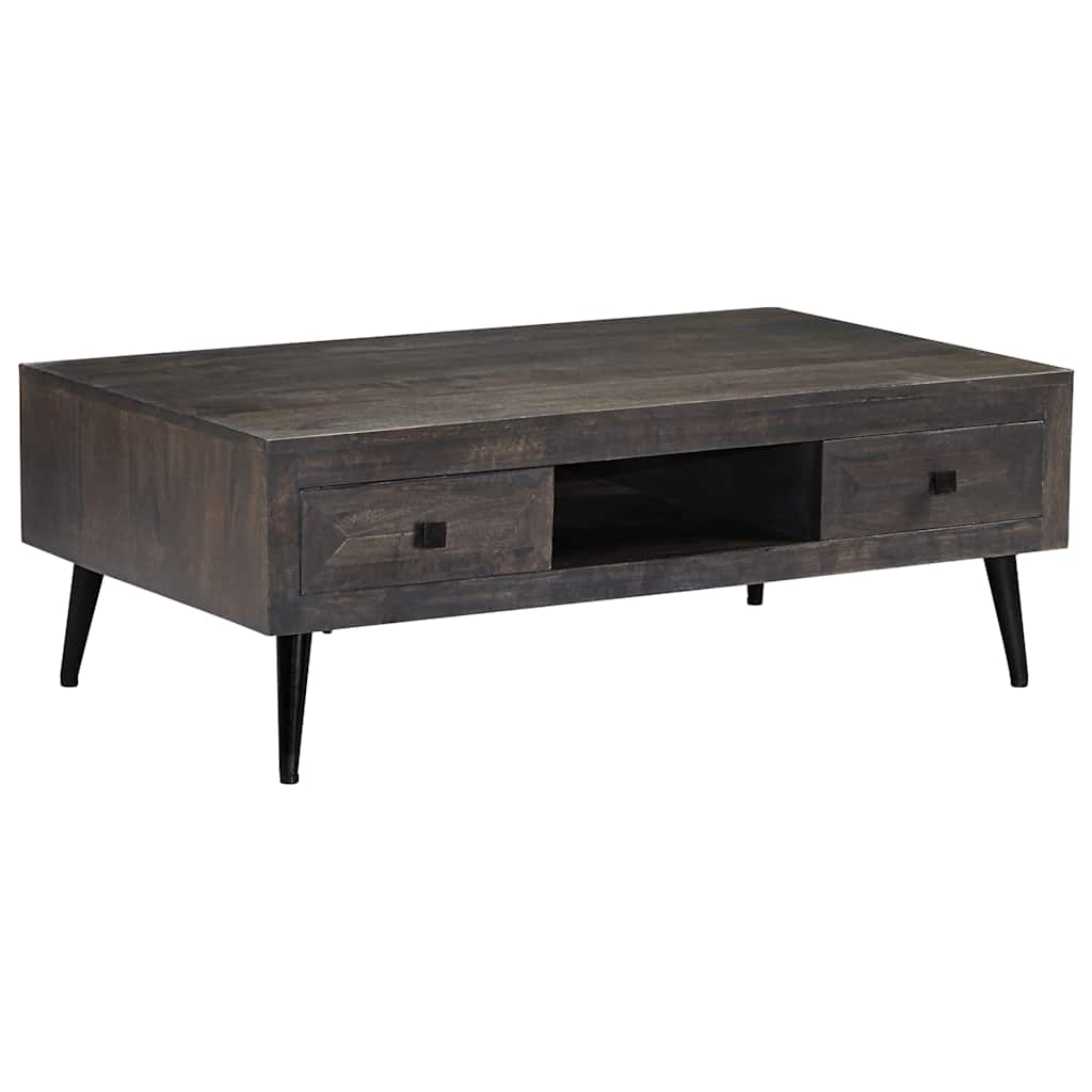 Table Basse Bois De Manguier Massif 100X60X35 Cm