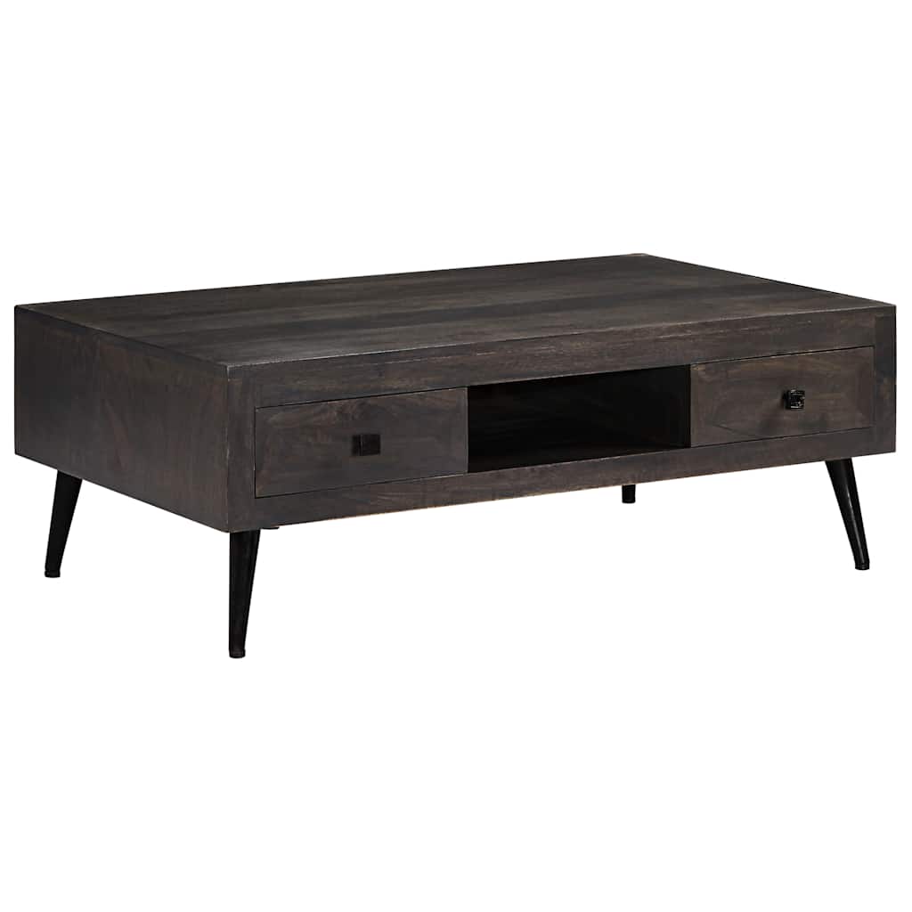 Table Basse Bois De Manguier Massif 100X60X35 Cm