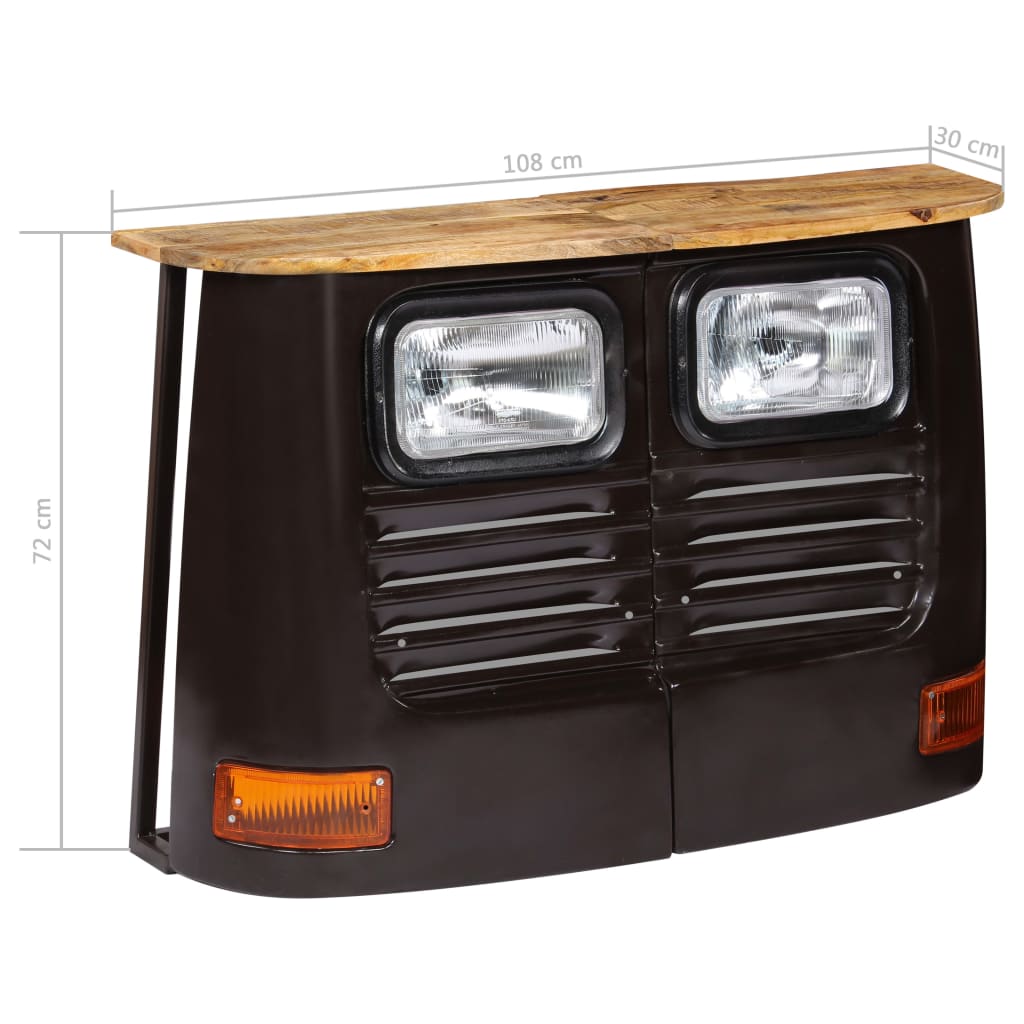 Buffet En Forme De Camion Bois De Manguier Massif