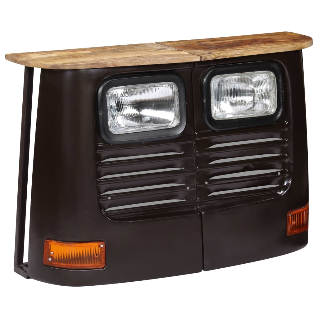 Buffet En Forme De Camion Bois De Manguier Massif