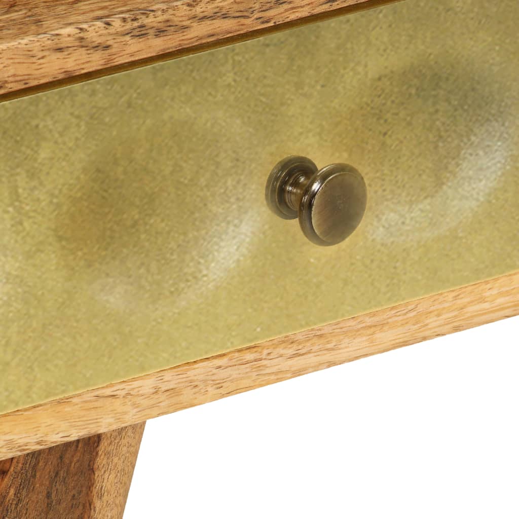 Table Basse Bois De Manguier Massif 90X50X40 Cm