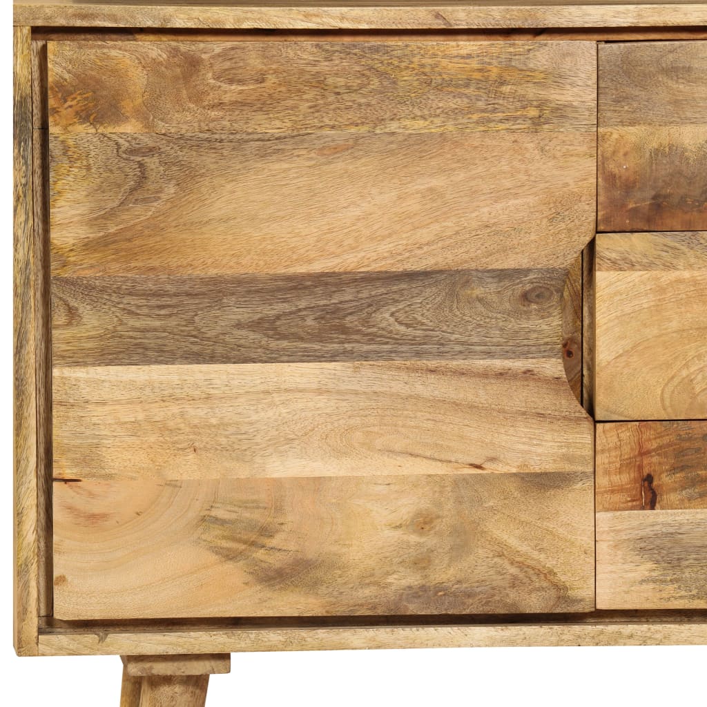Buffet Bois Massif De Manguier 90X30X69 Cm