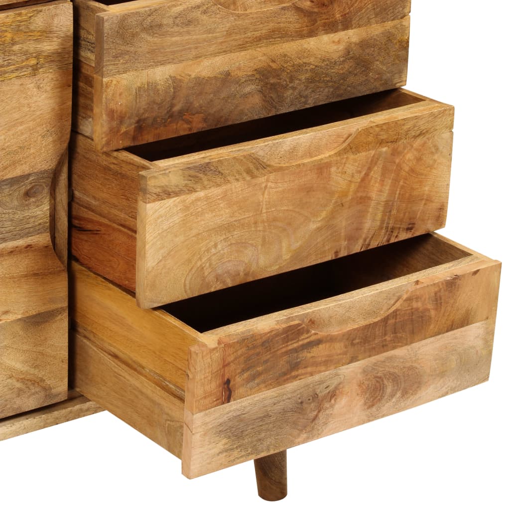 Buffet Bois Massif De Manguier 90X30X69 Cm