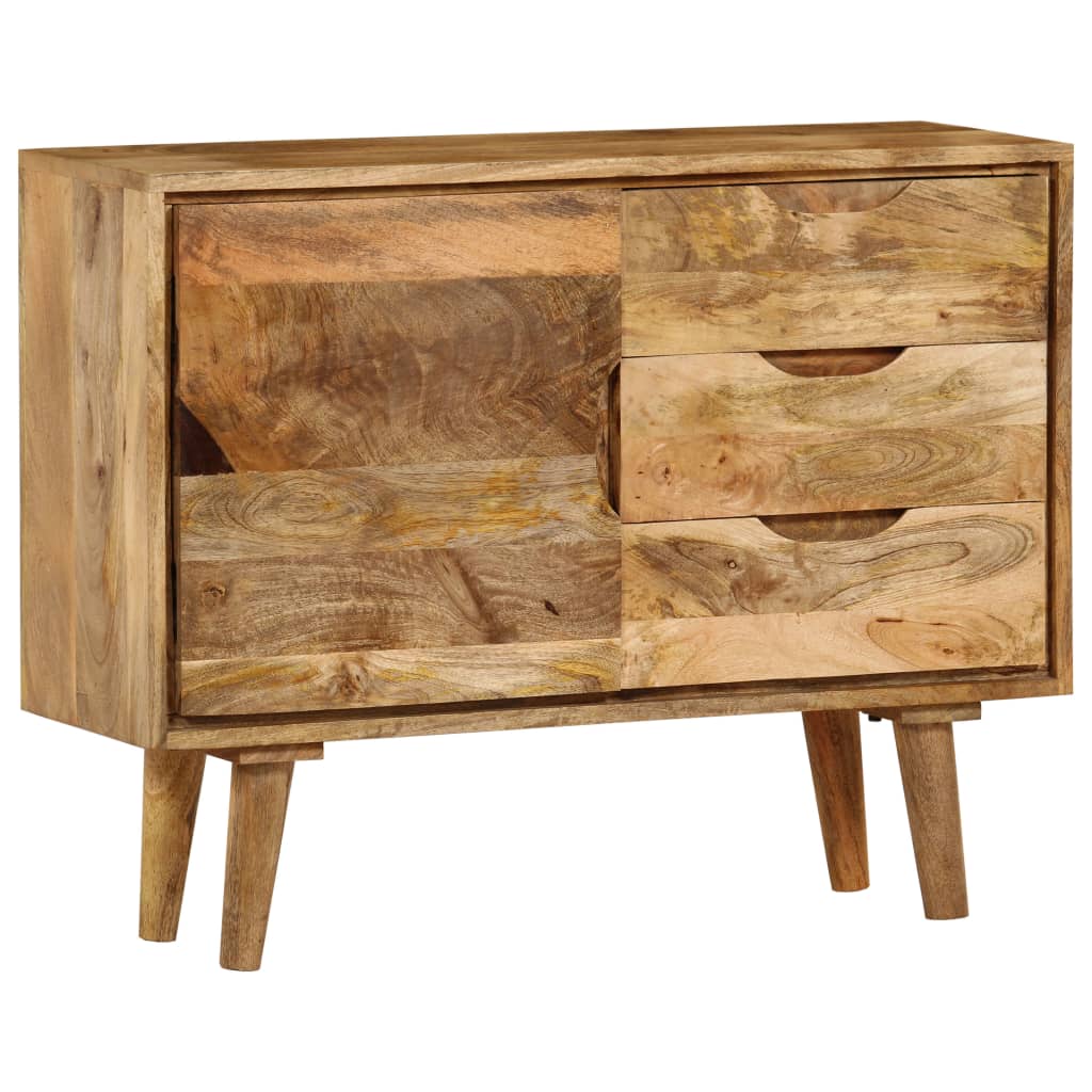 Buffet Bois Massif De Manguier 90X30X69 Cm