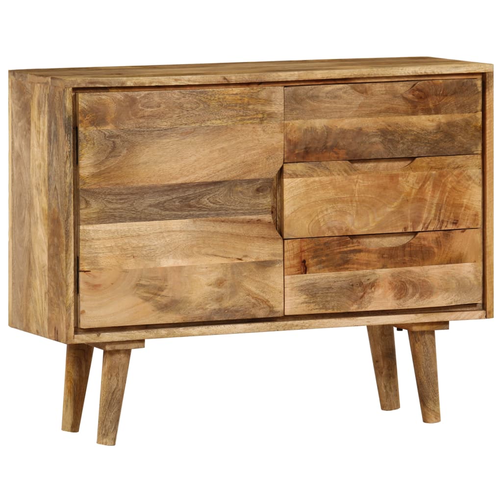 Buffet Bois Massif De Manguier 90X30X69 Cm