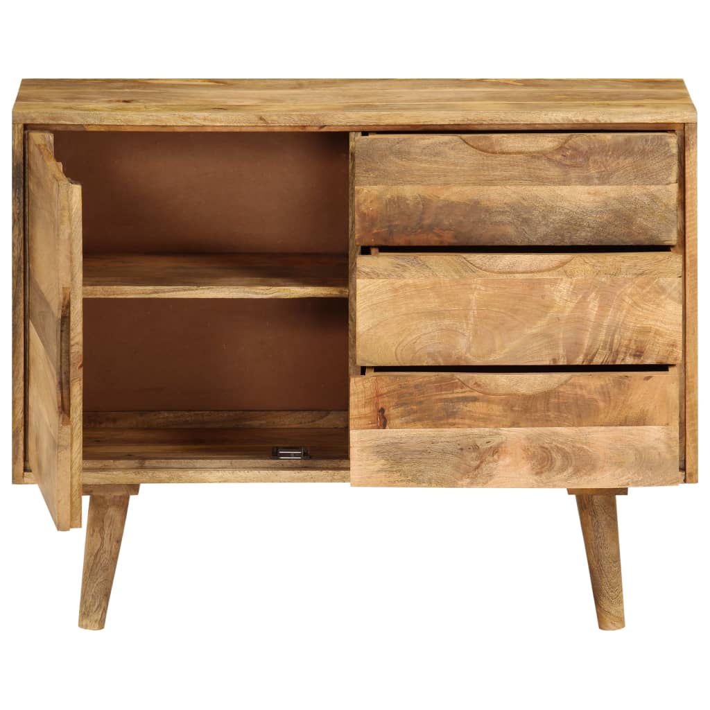 Buffet Bois Massif De Manguier 90X30X69 Cm