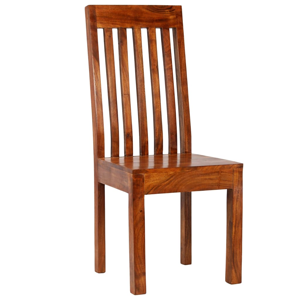 Ensemble De Tables À Manger 7 Pcs Manguier Et Acacia Massif