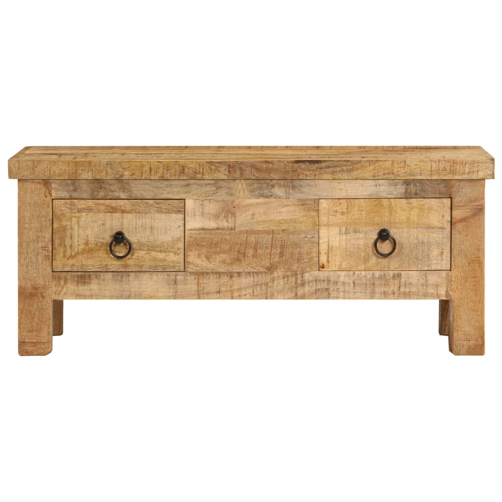 Table Basse 90X45X35 Cm Bois De Manguier Massif