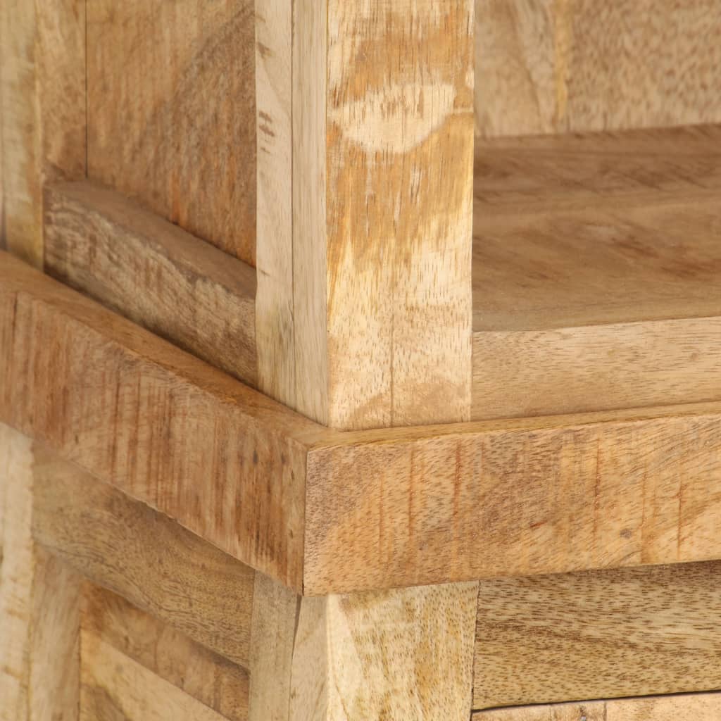 Bibliothèque 50 X 30 X 180 Cm Bois Massif De Manguier