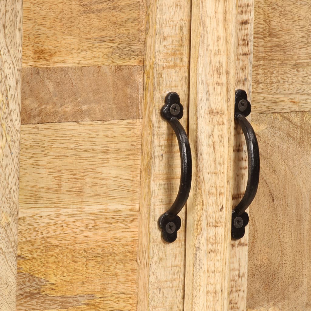 Bibliothèque 50 X 30 X 180 Cm Bois Massif De Manguier