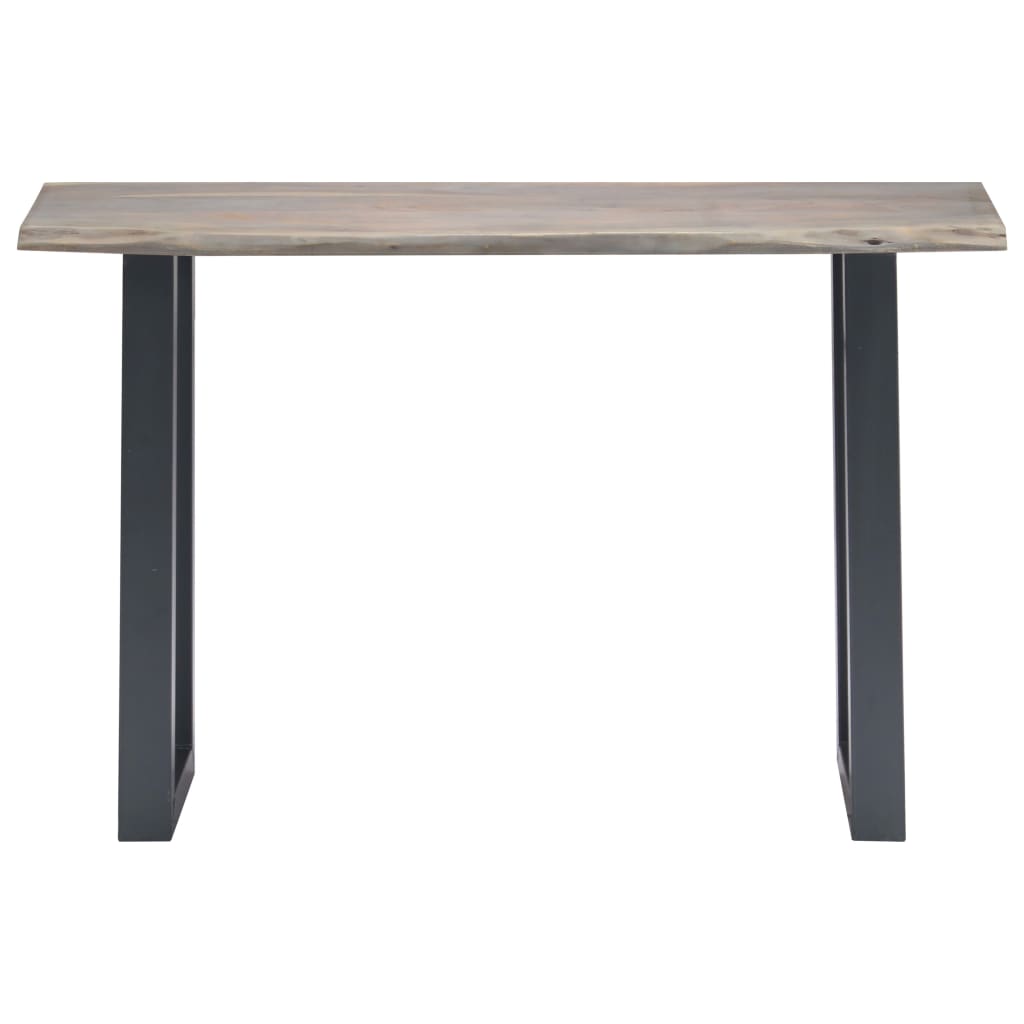 Table Console 115 X 35 X 76 Cm Bois D'acacia Massif Et Fer
