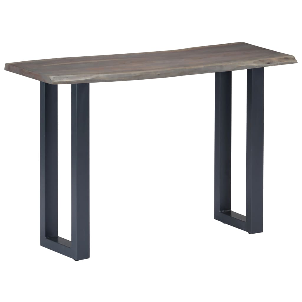 Table Console 115 X 35 X 76 Cm Bois D'acacia Massif Et Fer