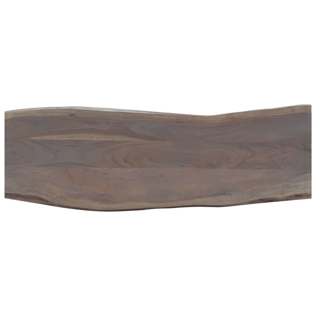 Table Console 115 X 35 X 76 Cm Bois D'acacia Massif Et Fer