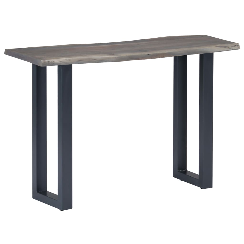 Table Console 115 X 35 X 76 Cm Bois D'acacia Massif Et Fer