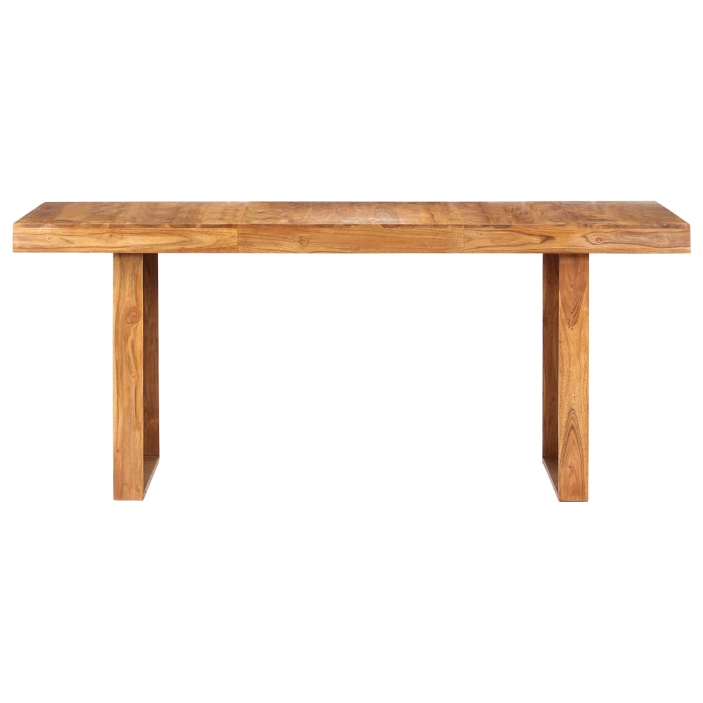 Table De Salle À Manger 180X90X75 Cm Bois Solide D'acacia