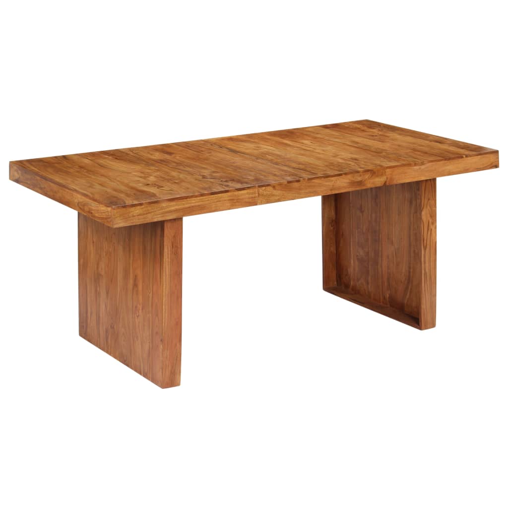 Table De Salle À Manger 180X90X75 Cm Bois Solide D'acacia