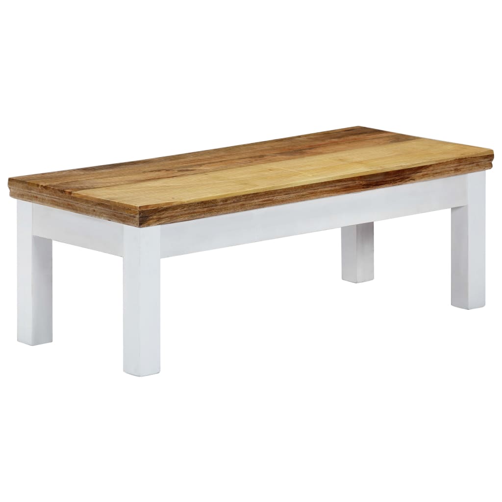 Table Basse 110X50X40 Cm Bois De Manguier Massif