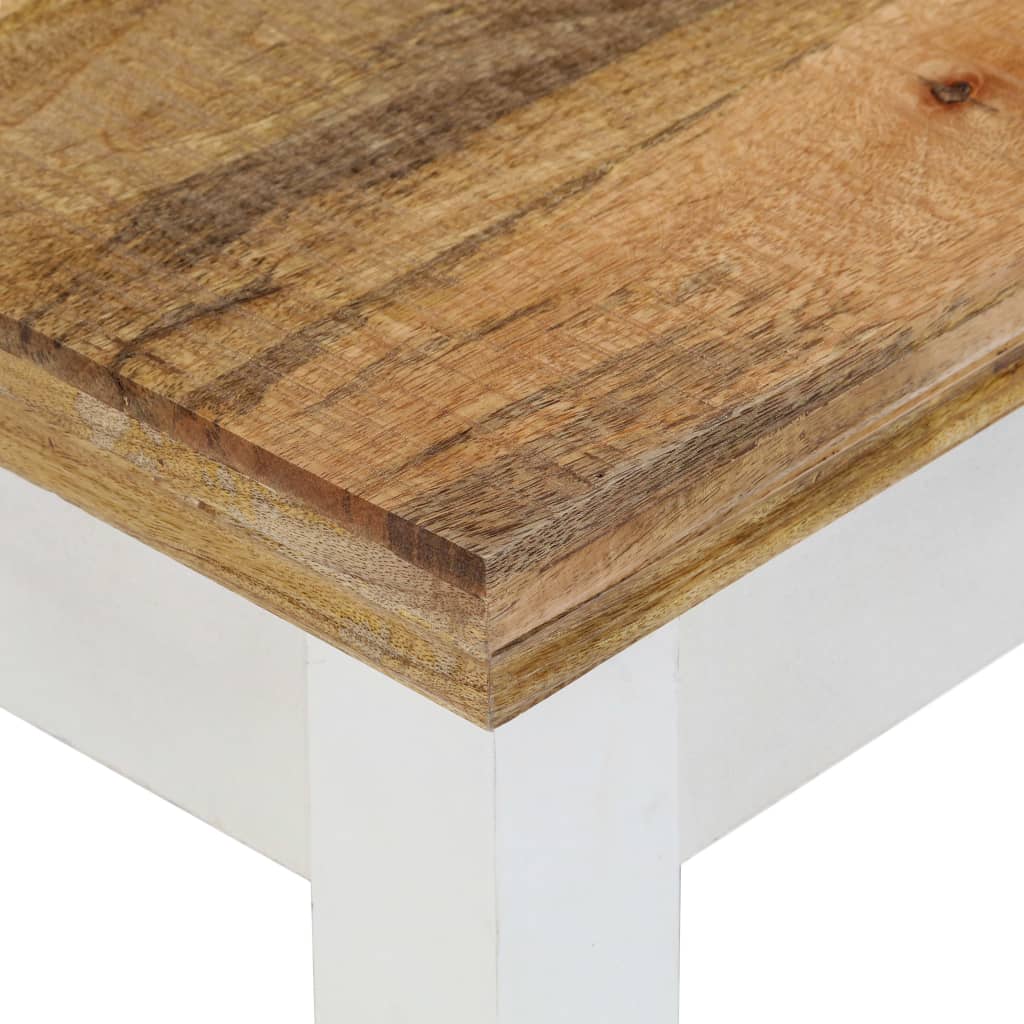 Table Basse 110X50X40 Cm Bois De Manguier Massif