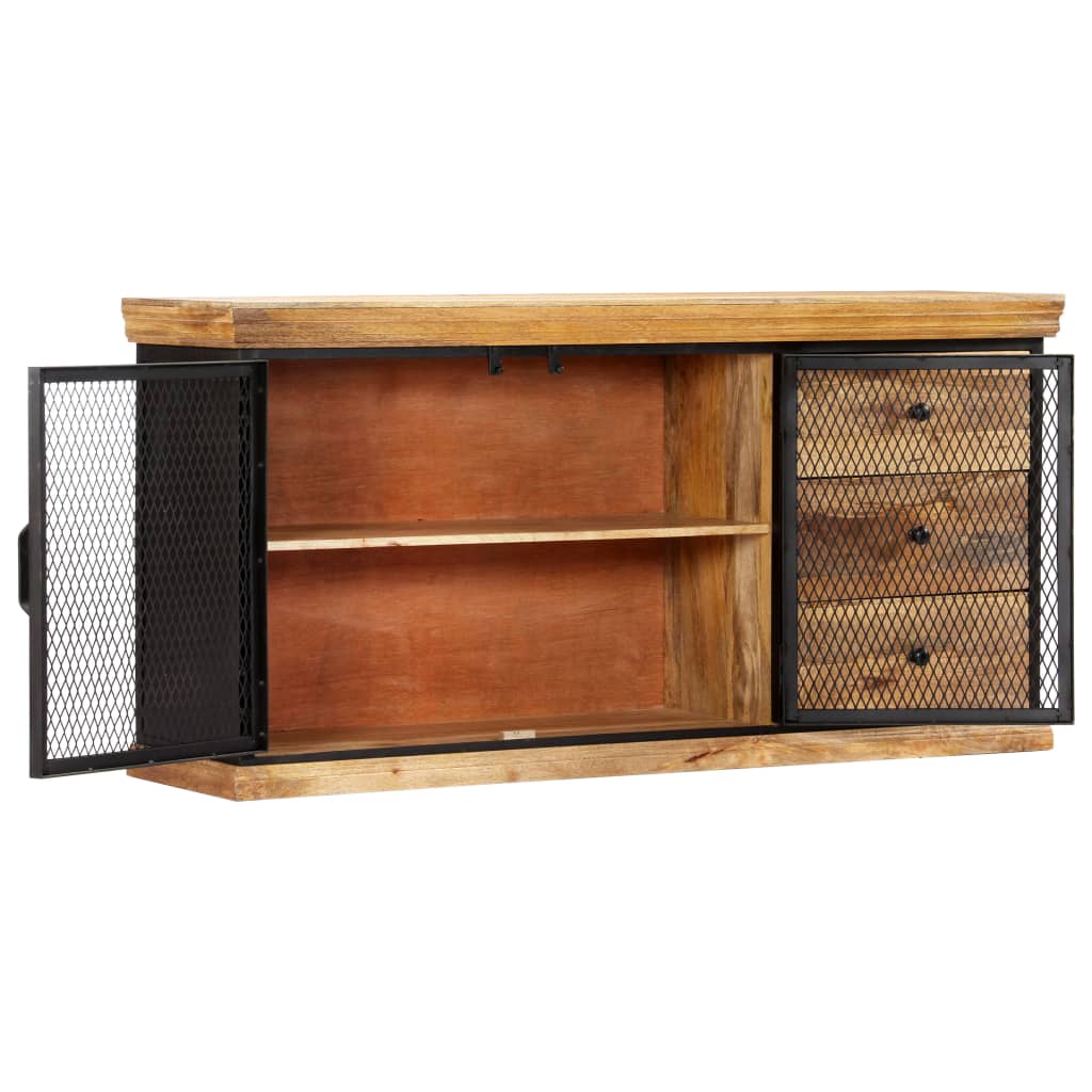 Buffet 150X40X75 Cm Bois De Manguier Solide