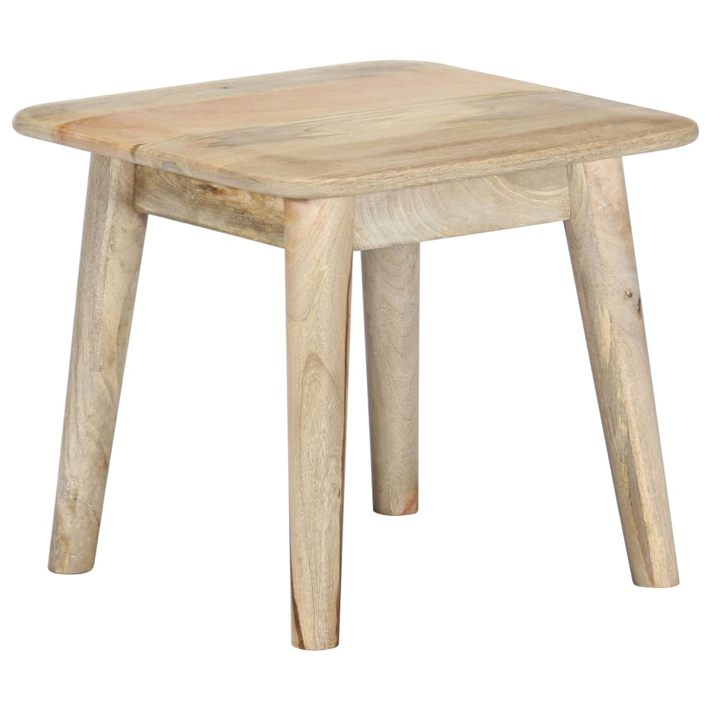 Table Basse Bois Massif De Manguier Et Fer