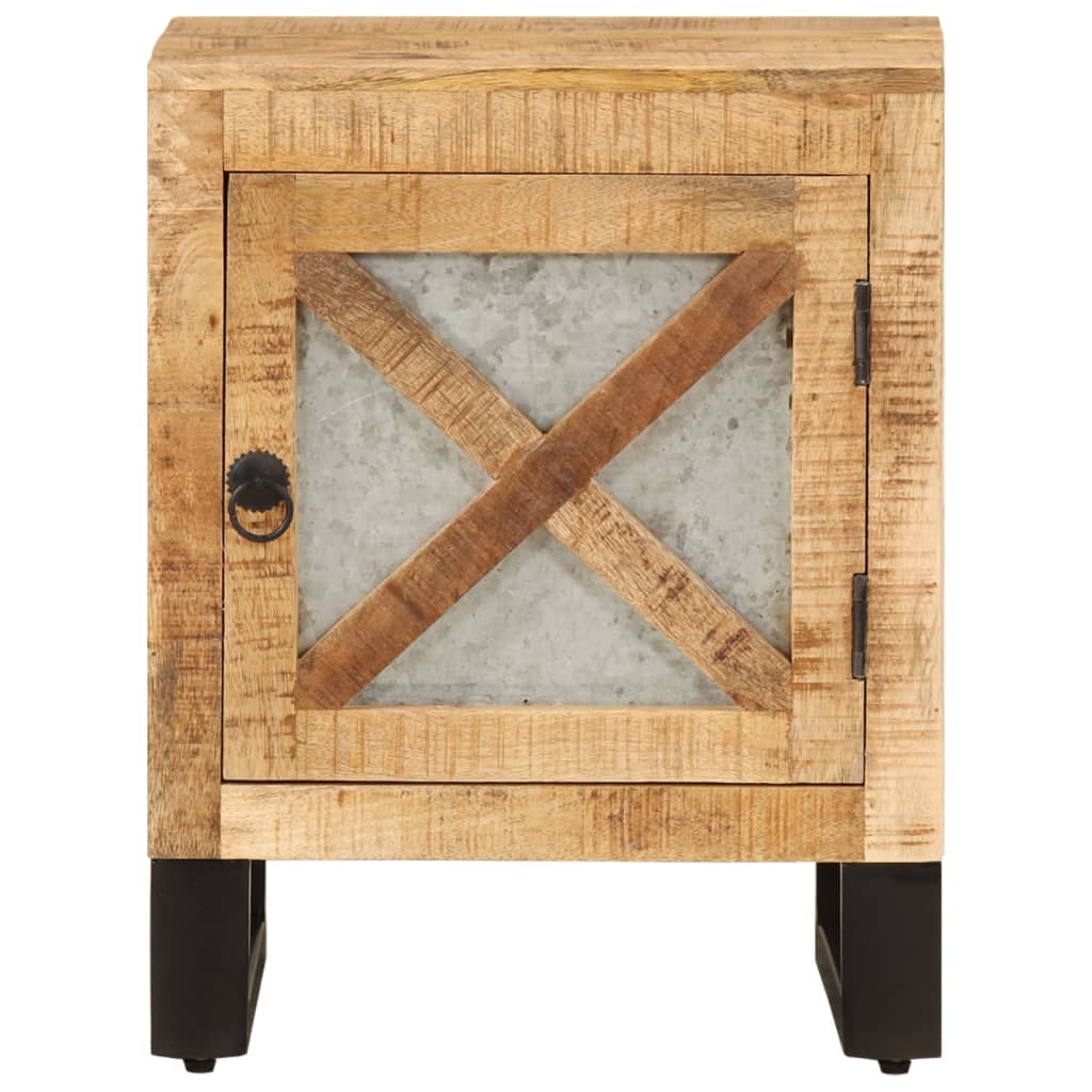 Table De Chevet 40X30X50 Cm Bois De Manguier Massif