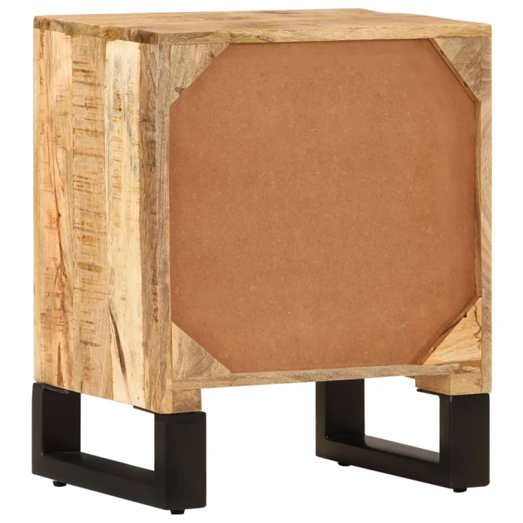 Table De Chevet 40X30X50 Cm Bois De Manguier Massif