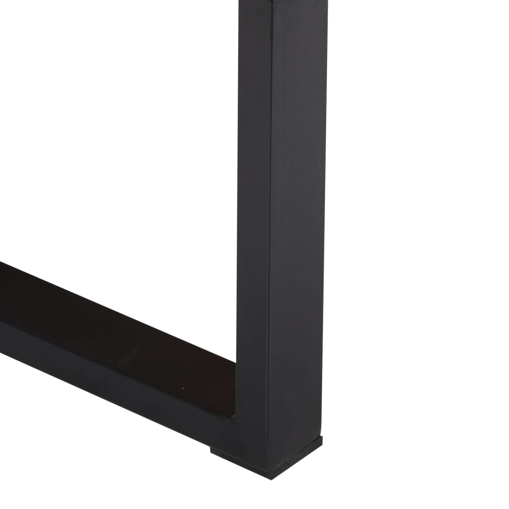 Table Basse Style Cassette 100X52X45 Cm Bois De Manguier Massif