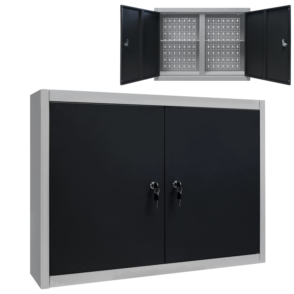 Armoire À Outils Murale Style Industriel Métal