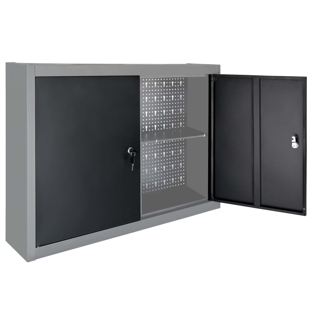 Armoire À Outils Murale Style Industriel Métal