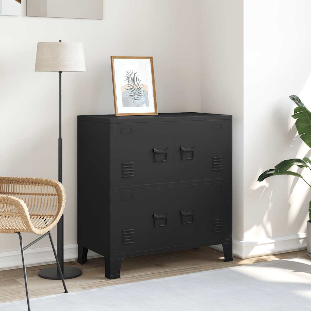 Coffre De Rangement Industriel 75X40X Métal