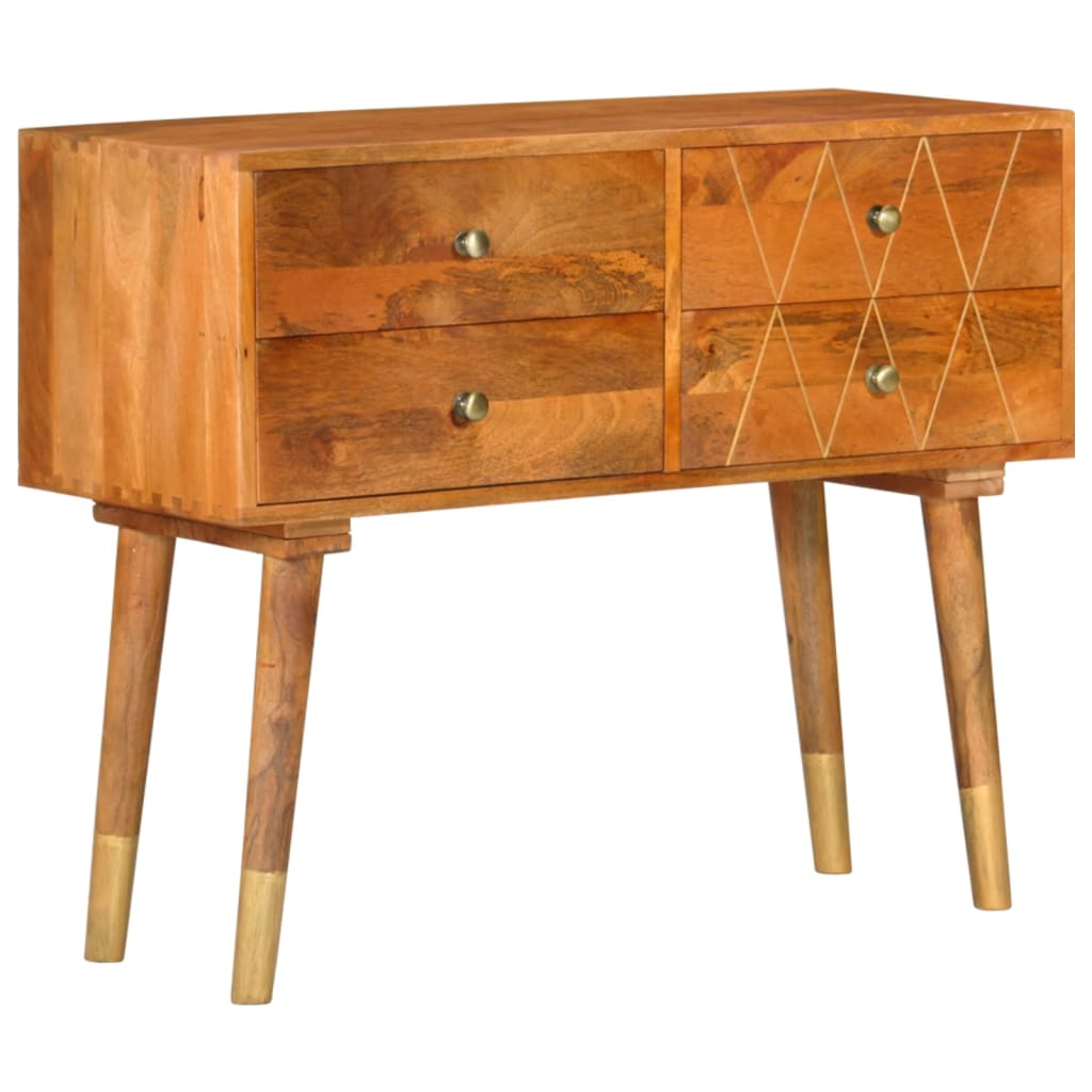 Buffet 85X40X70 Cm Bois De Manguier Solide