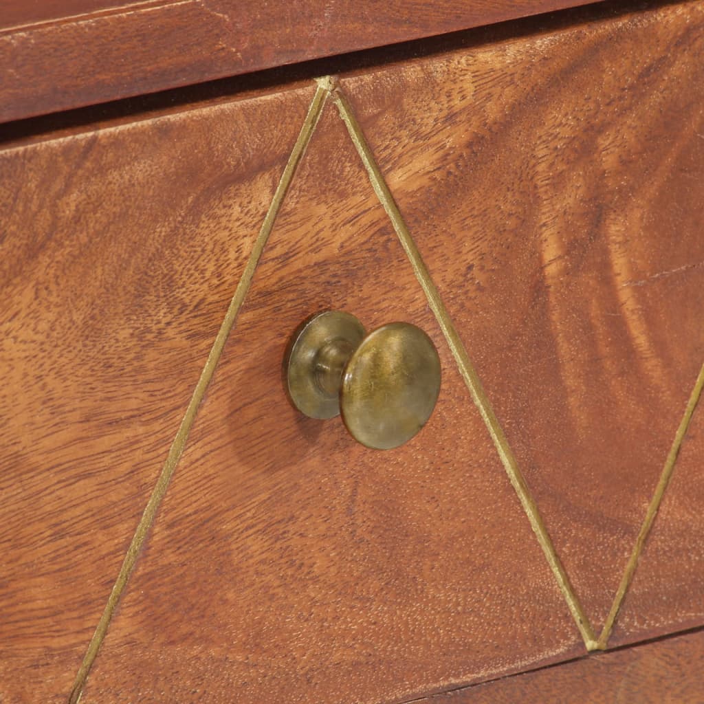 Table Console 90X35X76 Cm Bois D'acacia Massif