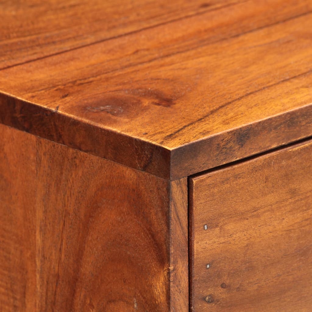 Table Console 100X35X76 Cm Bois D'acacia Massif