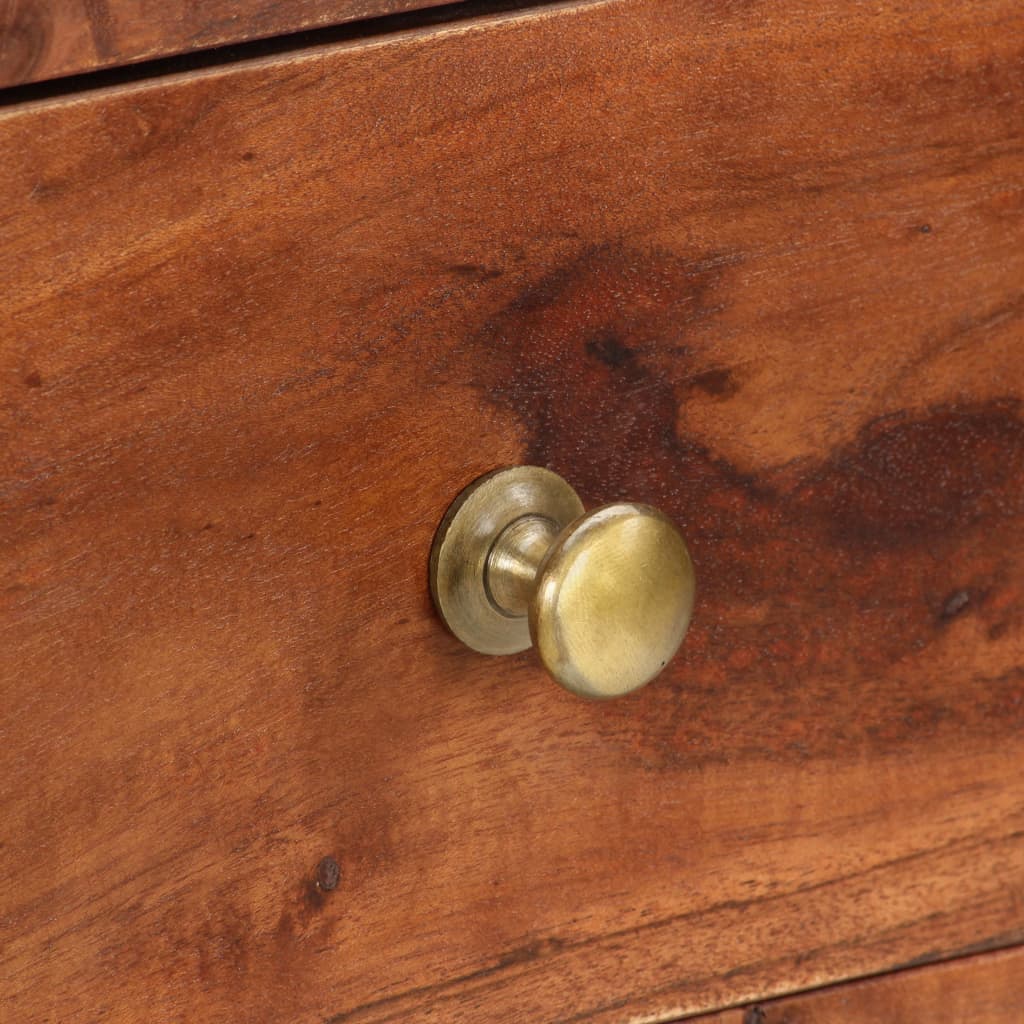 Table Console 100X35X76 Cm Bois D'acacia Massif