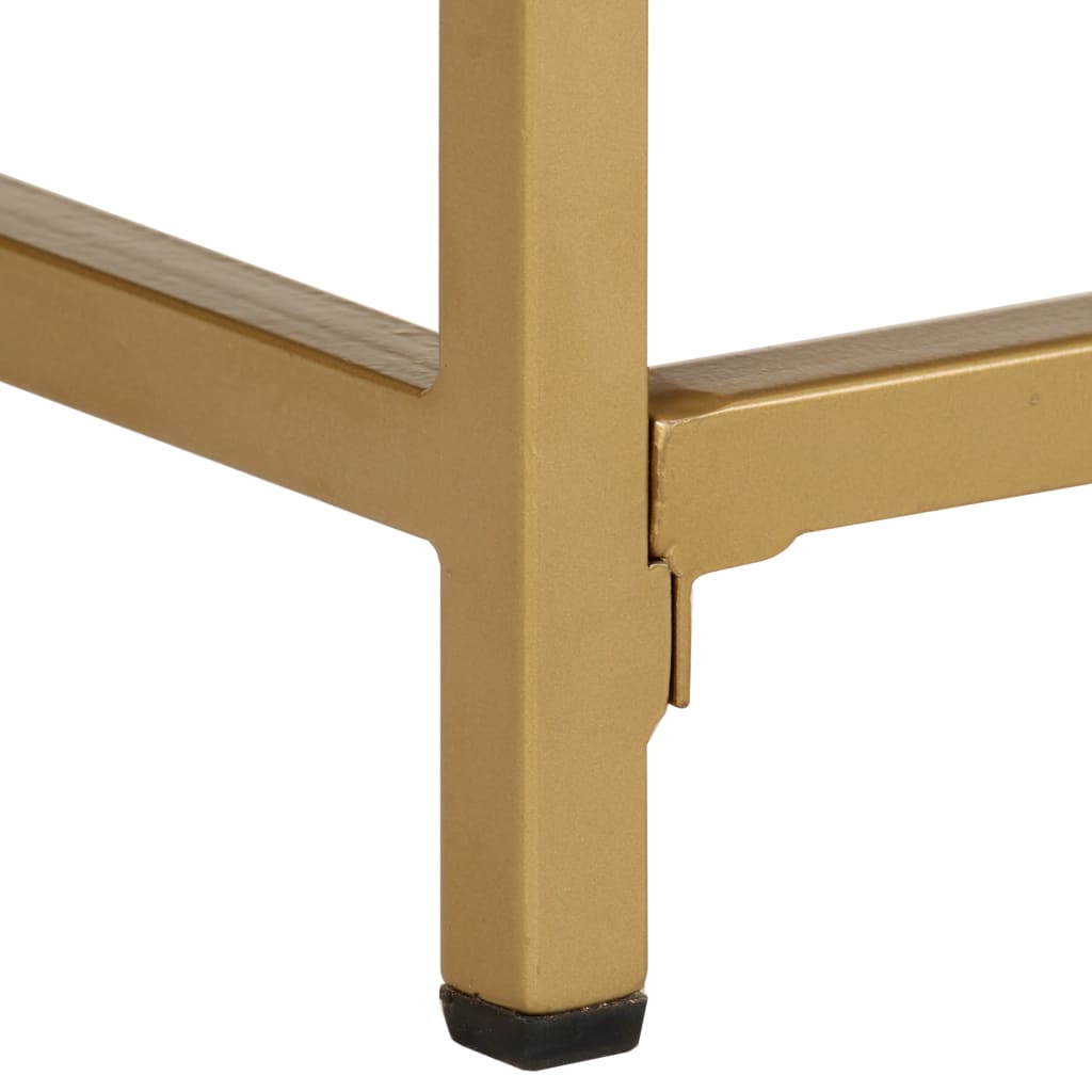 Table Console 100X35X76 Cm Bois D'acacia Massif