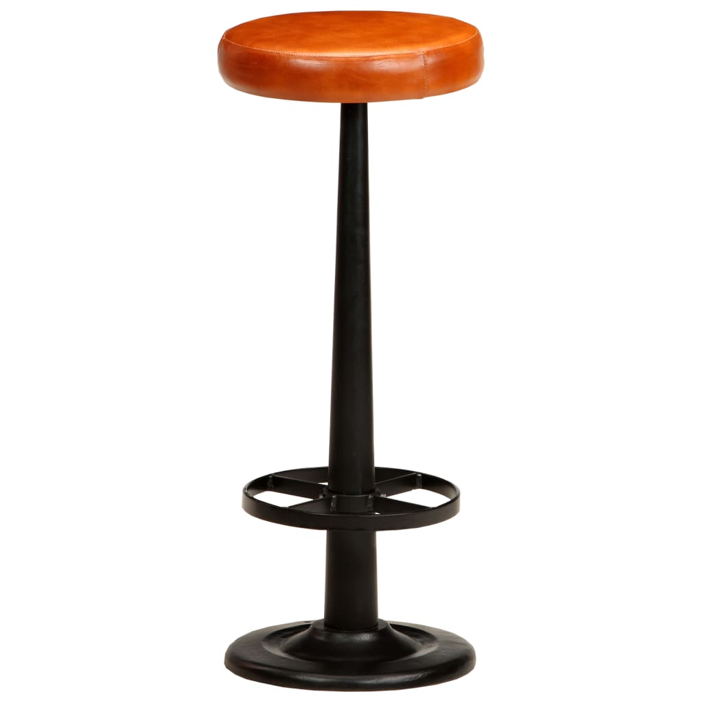 Chaises De Bar Lot De 2 Cuir Véritable