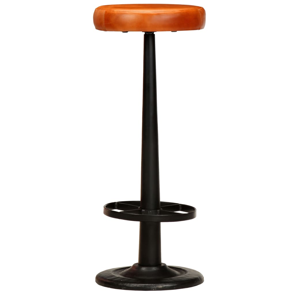 Chaises De Bar Lot De 2 Cuir Véritable