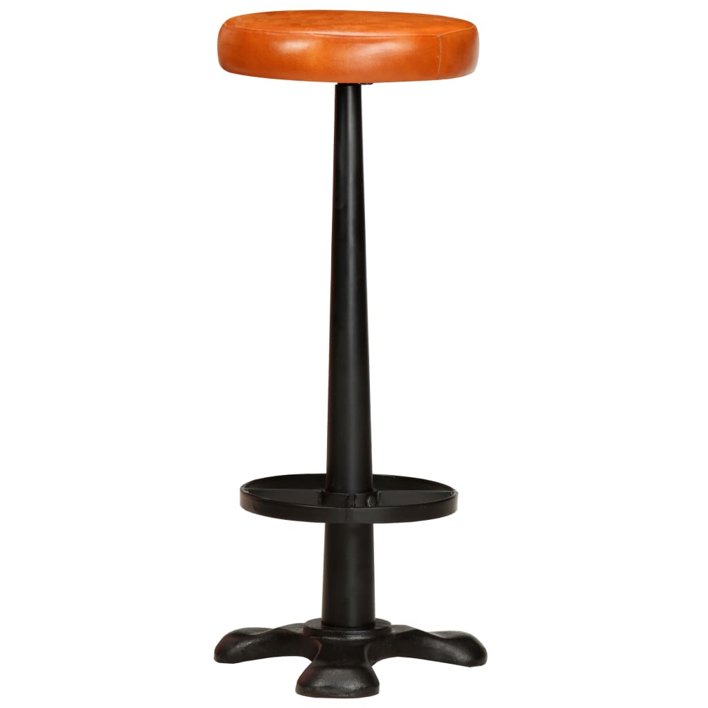 Chaises De Bar Lot De 2 Cuir Véritable