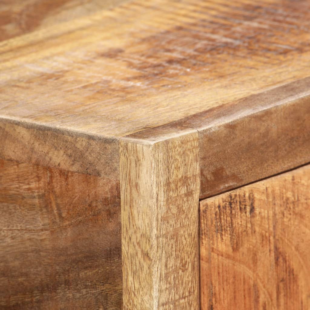 Table Console Doré 90X30X75 Cm Bois De Récupération Massif
